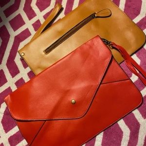 (2) Clutch handbags